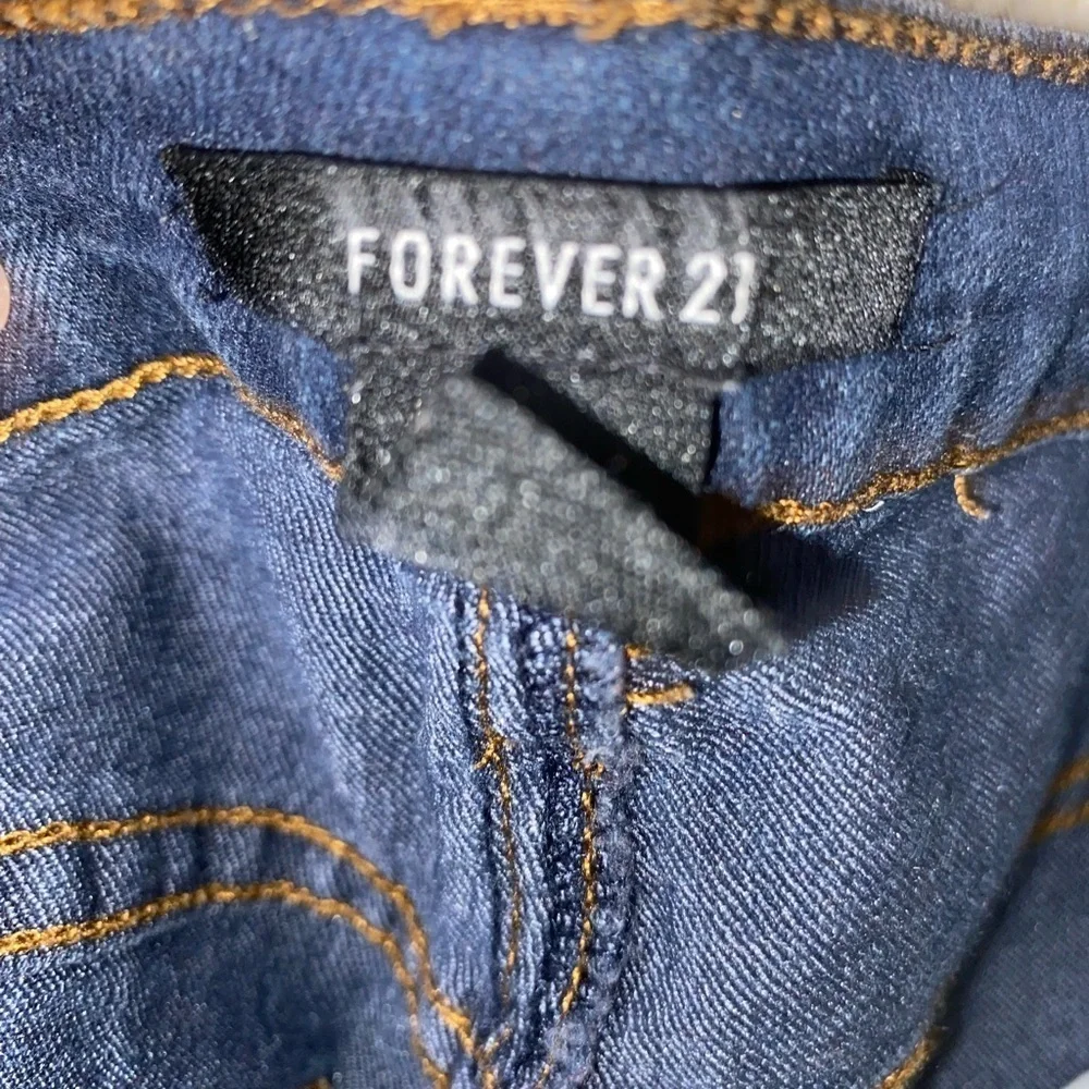 Forever 21 Men's Dark Blue Skinny Jeans